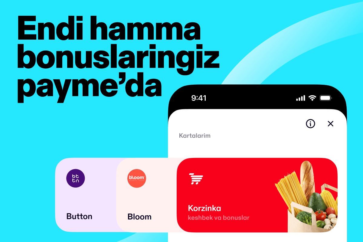 Sodiqlik kartasini skanerlash va xarid uchun to‘lov qilish — endi payme’da barchasi bir urinishda!